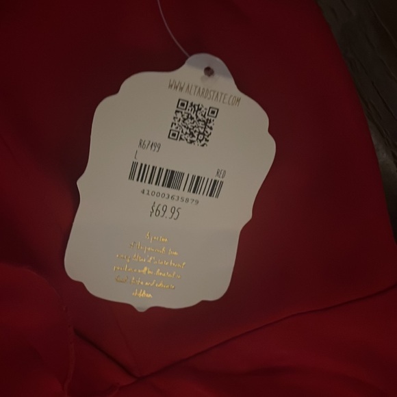 Altrd State Red Ruffle Dress - Picture 2 of 3